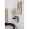 Hello Honey® Cream Decorative Hanging Metal Wall Magazine Shelf